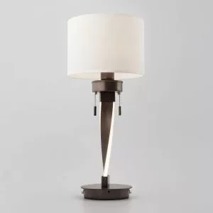 Настольная лампа с подсветкой Bogate's белый / коричневый 991
