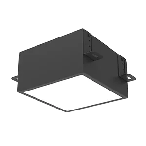 Светодиодный светильник VARTON DL-Grill для потолка Грильято 150х150 мм встраиваемый 18 Вт 3000 К 136х136х75 мм IP40 RAL9005 черный муар