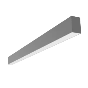 Светодиодный светильник VARTON X-line для сборки в линию 45 Вт 3000 К 1494x63x100 мм RAL9005 черный муар