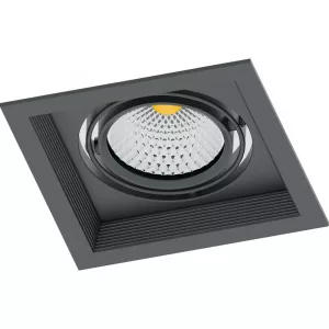 Светодиодный светильник Feron AL201 карданный 1x20W 4000K 35 градусов ,черный