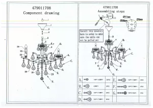 Потолочный светильник CHIARO Даниэль хром 479011708