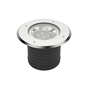 Светодиодный светильник "ВАРТОН" архитектурный Plint диаметр 210мм 16Вт 3000К IP67 линзованный 60 градусов