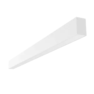 Светодиодный светильник "ВАРТОН" Х-ЛАЙН 1742x63x100мм 35 Вт 2700К IP40 RAL9003 белый муар