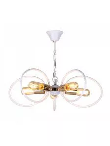 Люстра HIPER H110-5 5*Е27*60Вт WHITE/GOLD