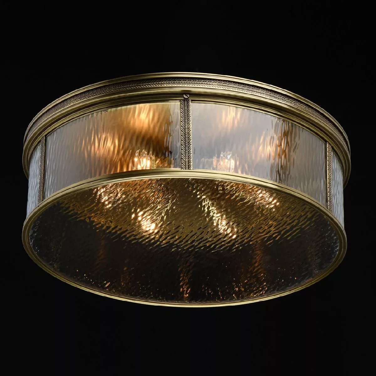 Потолочный светильник CHIARO Мидос бронзовый 802011406