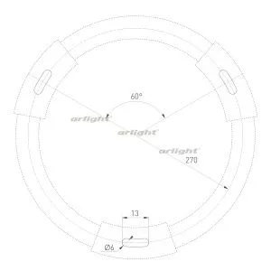 Светильник SP-RONDO-R600-72W Day4000 (BK, 120 deg, 230V) (Arlight, IP40 Металл, 3 года)