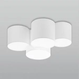 Потолочный светильник с тканевыми абажурами TK Lighting Mona White 3442