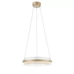 Светильник подвесной ST-Luce Золотистый/Золотистый, Прозрачный LED 1*34W 3000K CHERIO SL383.203.01