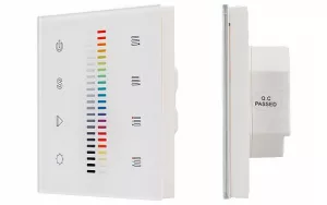 Панель Sens SR-2830C1-AC-RF-IN White (220V,RGB+DIM,4зоны)