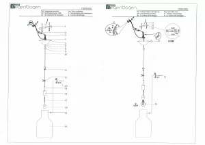 Потолочный светильник MW-Light Кьянти чёрный 720010501