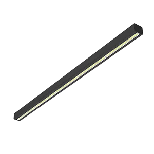 Светодиодный светильник Mercury LED Mall "ВАРТОН" 885*66*58 мм опал 36W 4000К RAL9005 черный муар