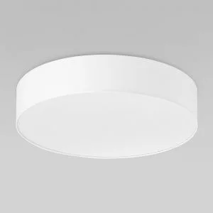 Потолочный светильник с тканевым абажуром TK Lighting Rondo White 1581