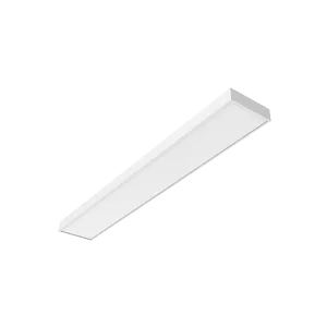 Светодиодный светильник "ВАРТОН" A270 2.0 офисный встраиваемый/накладной 45 Вт 3000К 1195*180*50 мм IP40 с опаловым рассеивателем белый