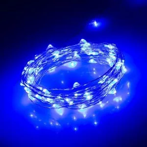 Светодиодная нить WR-5000-1608-100LED Blue (12V, 2.1W) (Arlight, IP65)