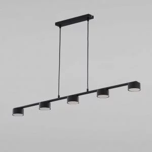 Подвесной светильник в стиле лофт TK Lighting Dallas Black 6246