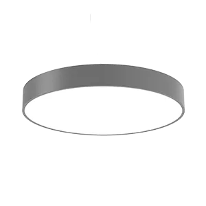 Светодиодный светильник "ВАРТОН" COSMO накладной 110 Вт 900*115мм 3000К IP20 с рассеивателем опал RAL7045 серый муар