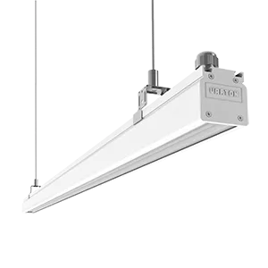 Светодиодный светильник "ВАРТОН" Mercury Mall IP54 1458x54x58 мм 89°x115° 76W 4000К белый RAL9003 муар