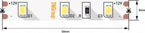 Лента светодиодная  260 SWG 260-12-4.8-WW (SWG260-12-4.8-WW)