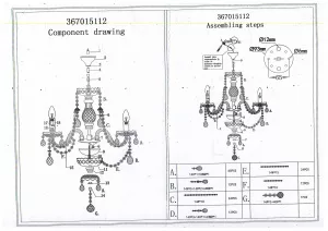 Потолочный светильник CHIARO Каролина хром 367015112