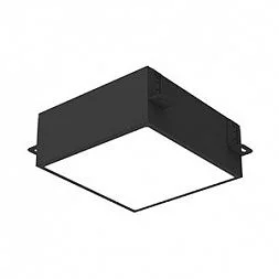 Светодиодный светильник VARTON DL-Grill для потолка Грильято 200х200 мм встраиваемый 20 Вт 4000 К 186х186х75 мм IP40 RAL9005 черный муар