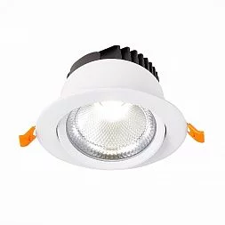 Св-к встр. Белый LED 1*15W 4000K 1 125Lm Ra80 24° IP20 D109xH65 220-240V MIRO ST211.548.15.24