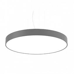 Светодиодный светильник "ВАРТОН" COSMO подвесной 65 Вт 1200*115 мм 3000К с рассеивателем опал RAL7045 серый муар диммируемый по протоколу DALI