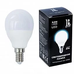 Светодиодная лампа L&B E14-9,5W-4000К-G45_lb