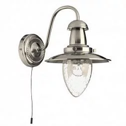 Бра ARTE LAMP FISHERMAN Серебристый A5518AP-1SS