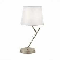 Прикроватная лампа Никель/Белый E14 1*40W DENICE SLE300104-01