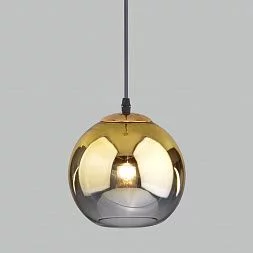 Подвесной светильник со стеклянным плафоном Eurosvet золото 50200/1