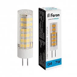 Лампа светодиодная Feron LB-433 G4 7W 175-265V 6400K