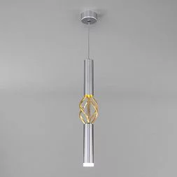 Подвесной светильник Eurosvet серебро / золото 50191/1 LED