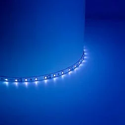 Светодиодная LED лента Feron LS604, 60SMD(2835)/m 4.8W/m 12V IP65 5m синий