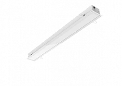 Светодиодный светильник VARTON G-line 1130х100х80 мм 36 Вт 3000 К с опаловым рассеивателем диммируемый по протоколу DALI RAL9003 белый муар