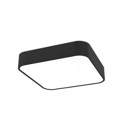 Светодиодный консольный светильник VARTON COSMO Q накладной 30 Вт 4000 К 600x600 мм RAL9005 черный муар с рассеивателем опал DALI
