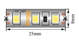 Лента светодиодная  212 SWG2120-24-9.6-WW-65-M SWG