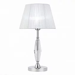Прикроватная лампа ST-Luce Хром/Светло-серый E27 1*40W BELLO SL1756.104.01