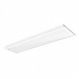 Светодиодный светильник "ВАРТОН" тип кромки V-Clip®1200*300*100мм 36W 3000К IP54 RAL9010 с равномерной засветкой с рассеивателем опал ПК в комплекте