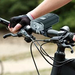 Велосипедный фонарь светодиодный ЭРА VA-801 2 в 1 аккумуляторный, передний, CREE XPG + подсветка SMD, micro USB, 800mA/ч