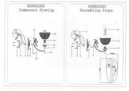 Настенный светильник MW-Light Ариадна бронзовый 450025201