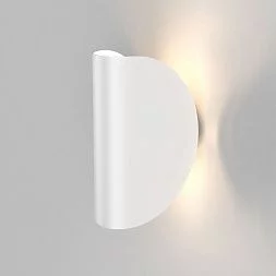Уличный настенный светодиодный светильник Taco IP54 1632 TECHNO LED белый Elektrostandard a052619