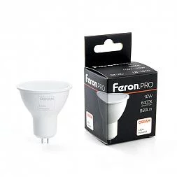 Лампа светодиодная Feron.PRO LB-1610 MR16 G5.3 10W 175-265V 6400K