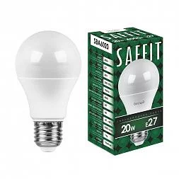 Лампа светодиодная SAFFIT SBA6020 Шар E27 20W 230V 4000K