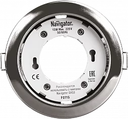 Светильник Navigator 14 141 NGX-R1-003-GX53-PACK10(Хром)