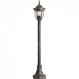 Светильник садово-парковый Feron PL6306 столб, шестигранный 60W E27 230V, черное золото