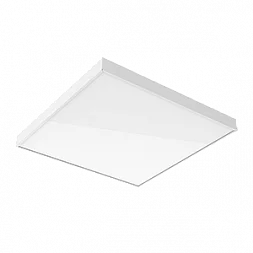 Светодиодный светильник "ВАРТОН" офисный встраиваемый/накладной 595*595*50мм 30 Вт с равномерной засветкой рассеиватель опал IP40 DALI Tunable White (2700-6500K)