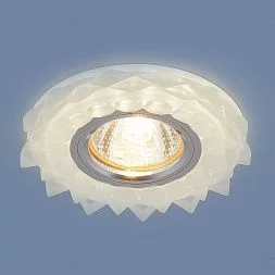 Встраиваемый точечный светильник с LED подсветкой 2209 MR16 Matt Ice матовый лед Elektrostandard a039672
