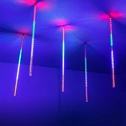 Светодиодная гирлянда ARD-ICEFALL-CLASSIC-D12-500-5PCS-CLEAR-72LED-LIVE RGB (230V, 6W)