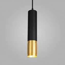 Подвесной светильник Eurosvet черный/золото DLN108 GU10