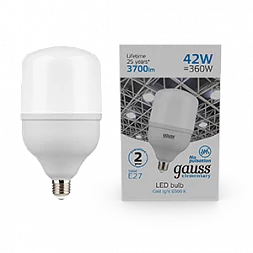 Лампа Gauss Elementary T120 42W 3700lm 6500K E27 LED 1/12